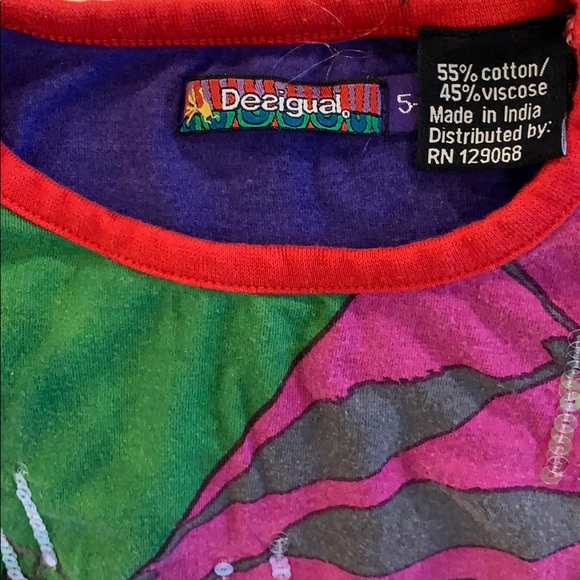 Desigual Cotton Dress GUC - Picture 2 of 2